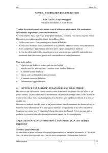 Notice de Daktozin Contre La Dermatite Des Langes 90