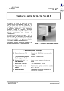 Capteur de gaine de CO2 CD-Pxx-00-0