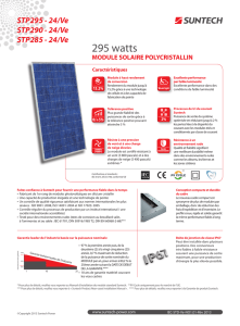 295 watts - Krannich Solar