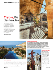 Chypre, l`île des beautés