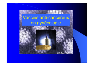 Cancer du col utérin données épidémiologiques - Clinique Lyon-Nord