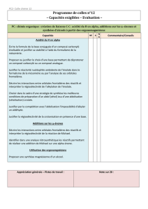 Programme de colles n°12 – Capacités exigibles – Evaluation –