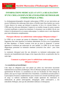 CPRE - Société Marocaine d`Endoscopie Digestive