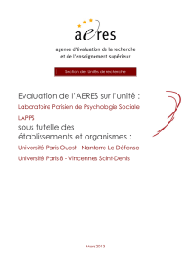 Laboratoire Parisien de Psychologie Sociale LAPPS