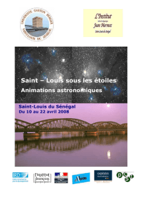 Saint – Louis sous les étoiles