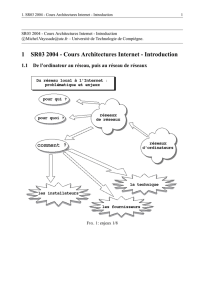 1 SR03 2004 - Cours Architectures Internet