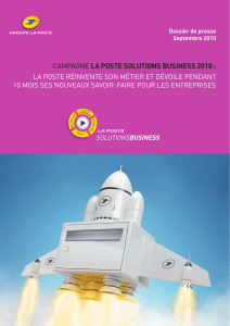 CAMPAGNELA POSTE SOLUTIONS BUSINESS 2010 :