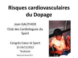Lire l`article  - Club des Cardiologues du Sport