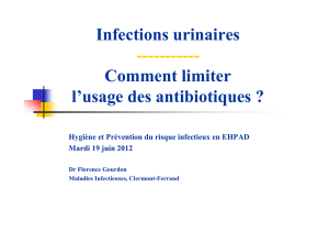 7 Infections urinaires en EPHAD - CClin Sud-Est
