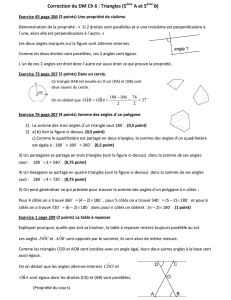 Correction du DM Ch 6 : Triangles (5 A et 5 B)