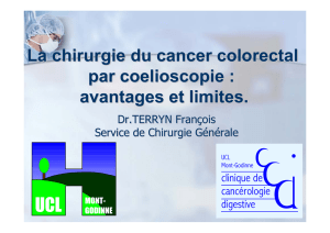 La chirurgie des cancers digestifs par coelioscopie : avantages et