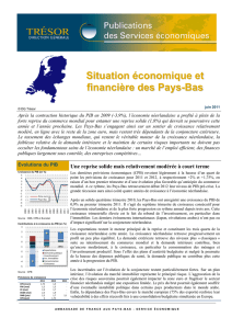 Situation économique et financière des Pays-Bas