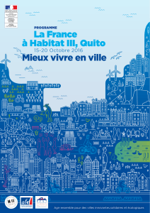 Programme La France à Habitat III