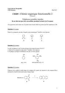 CH405 : Chimie organique fonctionnelle 2