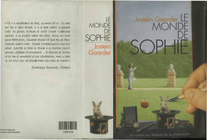 Le Monde de Sophie - Jostein Gaarder (En pdf)