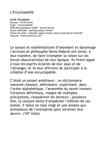 L`Encyclopédie Le savant et mathématicien d`Alembert