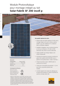Solar-Fabrik Incell 200Wc polycristallin