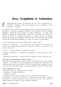 Java, Graphisme et Animation