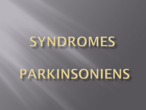 syndromes parkinsoniens - médecine du travail 2b