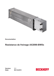 Documentation Resistance de freinage AX2090-BW5x