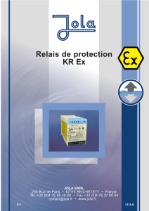 Relais de protection KR Ex