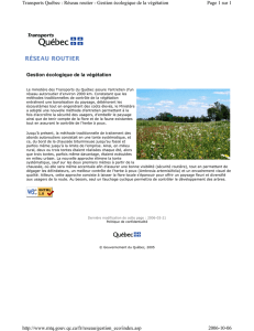 Page 1 sur 1 Transports Québec : Réseau routier