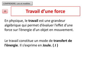 travail dune force