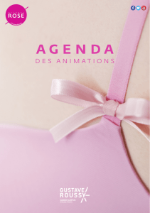 agenda - Gustave Roussy