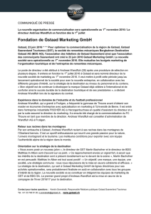 Fondation de Gstaad Marketing GmbH