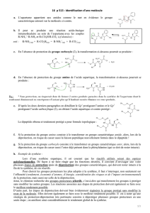 16 p 513 : Identification d`une molécule
