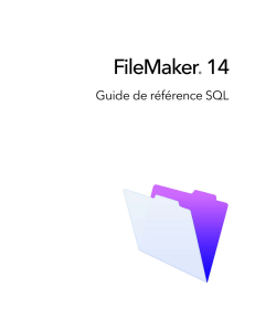 Référence SQL FileMaker 14