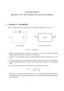 1 Exercice 1 : Circuit RLC - GEII