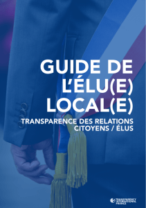 guide de l`élu(e) local(e) - Transparency International France