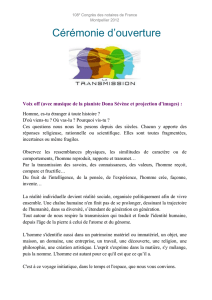 Compte rendu 108 e congrès Montpellier 2012 La transmission