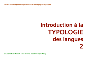 typologie - ALL - Université Jean Monnet