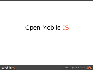 Open Mobile IS - OSGi Users` Group France
