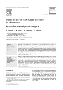 Ulcère de Buruli et chirurgie plastique, au dispensaire (PDF