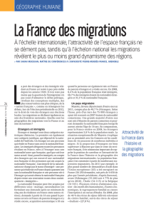 La France des migrations, par Sarah Mekdjian