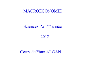 Macroéconomie approfondie L2 – Premier semestre