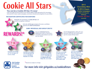 Cookie All Stars - Girl Guides Ontario