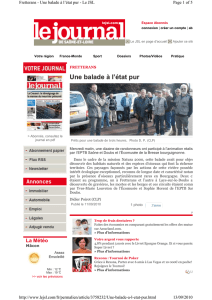 Article du Journal de Saône-et-Loire
