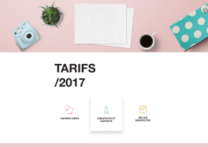 tarifs /2017 - Adeline Audinot