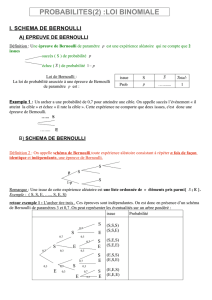 probabilites(2) :loi binomiale