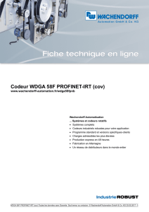 Codeur WDGA 58F PROFINET-IRT (cov)