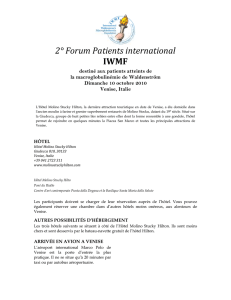 2° Forum Patients international IWMF