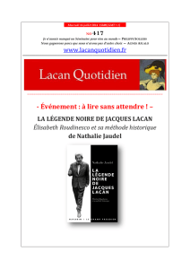 LQ 417 - Lacan Quotidien