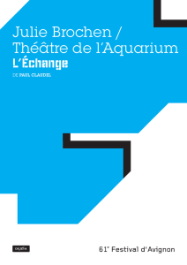 Julie Brochen / Théâtre de l`Aquarium