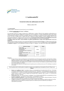 L`AntithromboPIC - Pharmacie Interhospitalière de la Côte