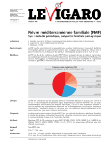 Fièvre méditerranéenne familiale (FMF)