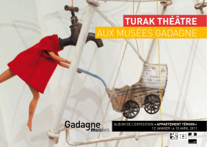Livret d`exposition Turak Théâtre à Gadagne